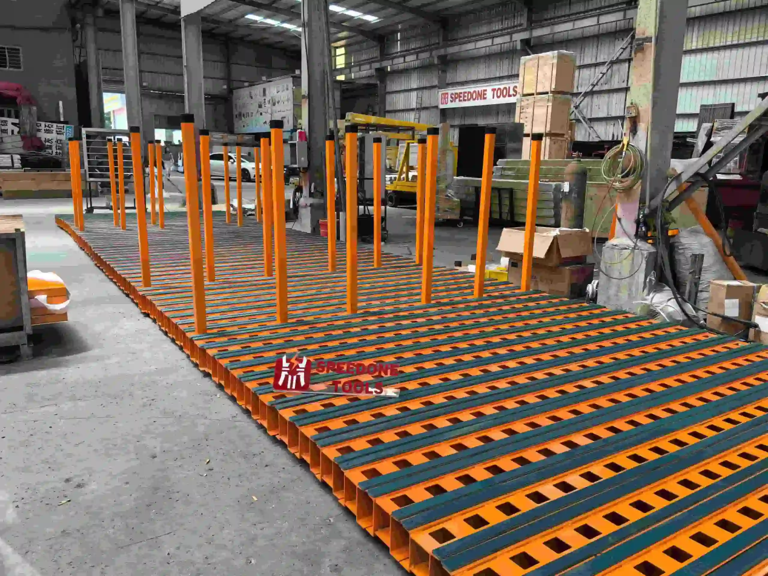 slab racks install