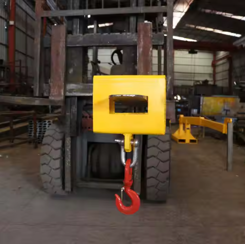 Dearadh is nuaí Hook Súl Forklift Hook (1T) Trealamh Ardaithe Forklift Buí Buí