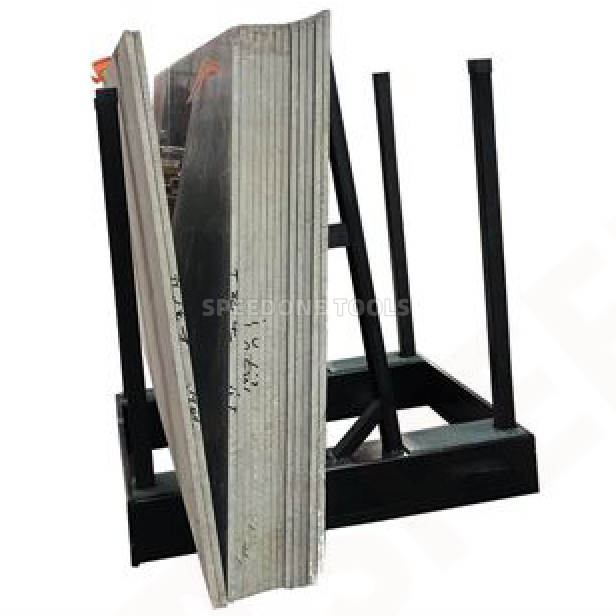 AJ-KA Heavy-Duty Square Tube A-Frame Rack With Safety Poles | 20cm Base ...