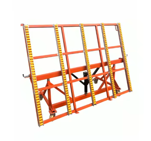 High Quality Customized Steel Working Table Slab Transport Cart Wholesale with Casters for Moving Slab for Warehouses