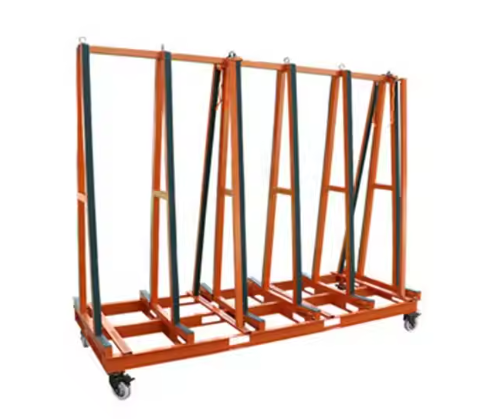 Wholesale High Quality Customized Double Sided One Stop-A Frame With Casters Granite Transport A-Frame Carts