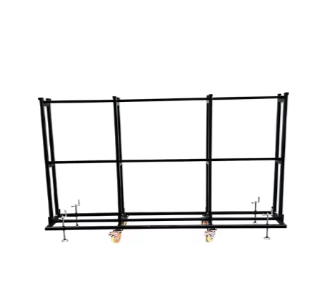 Rack de exibição de Speedone com rodas para exibição de parede de pintura de paisagem de luxo