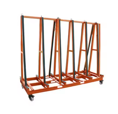 Wholesale Custom A-Frame Stone Slab Transport A-Frame Cart with Casters