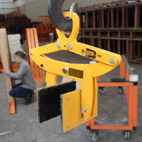 New Hot Items Orange/Customized 650kg A Grade Steel Scissor Stone Clamp Lifter Accessories