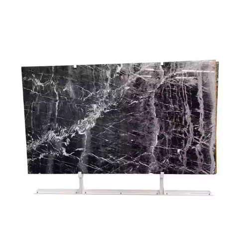 Hot Sale Corrosion Protected Steel Slab Display Rack Stand for Stone Glass Slab in Showroom Exhibitions