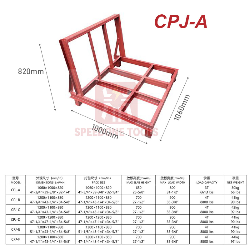 Granite Steel Iron 6 - Hole Storage Rack - Speedone - Specialized Stone ...