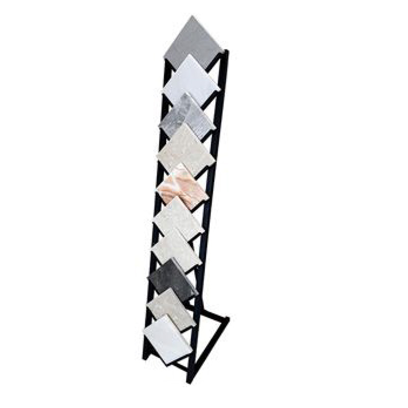 Metal & Tile Display Rack - Large Floor-Standing Sample Organize ...