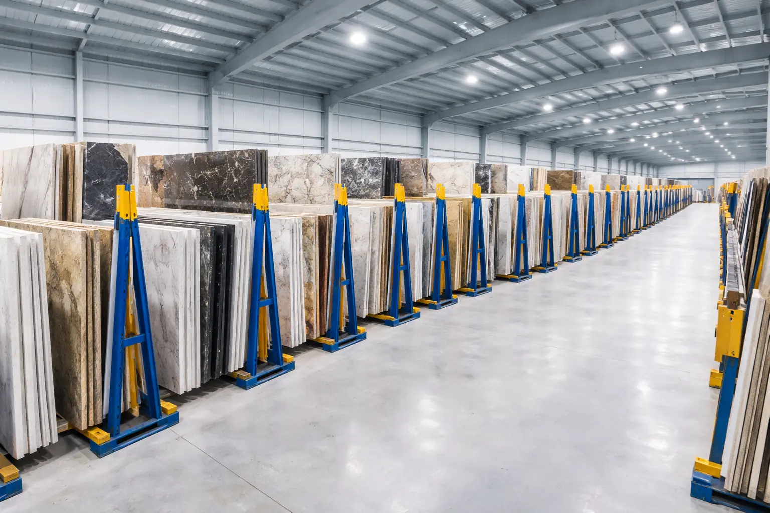 Slab Handling Racks How Slab Rack Layouts Improve Warehouse Efficiency