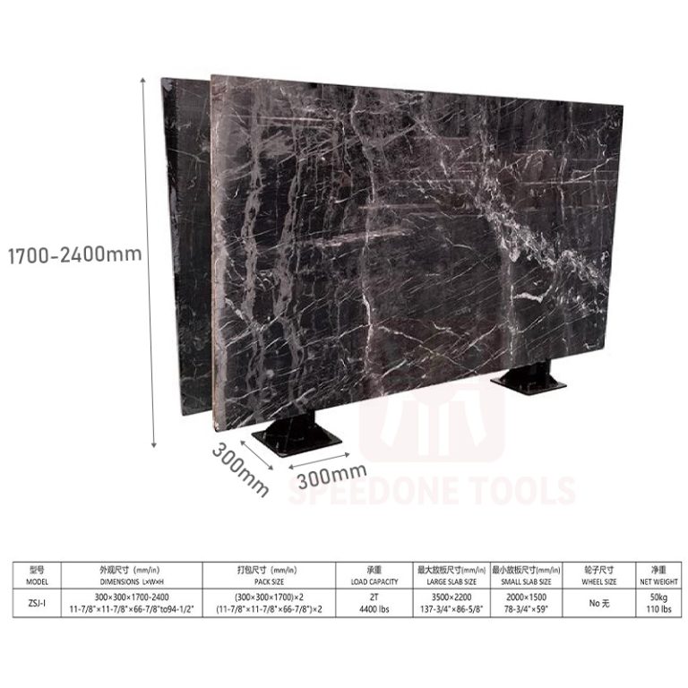 Stone Slates Rack Granite Slab Racks Large Stone Display Stand - Speedone - Specialized ...