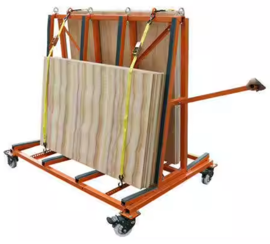 Wholesale Heavy-Duty A-Frame Trolley Transport Cart Glass Stone Storage Rack for Retail New Condition Granite Transport A-Frame