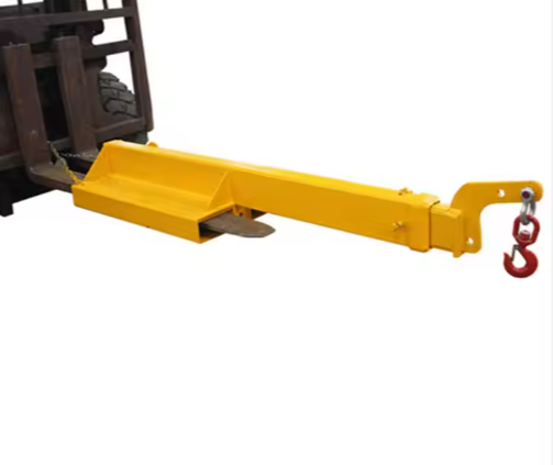 Prezzo attraente nuovo tipo giallo/personalizzato in acciaio industriale FORKLIFT BOOM Apparecchiature