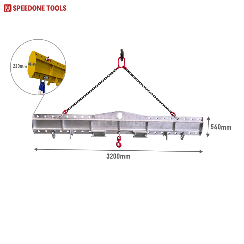 steel-plate-lifting-beam-fixed-length-lifting-beams